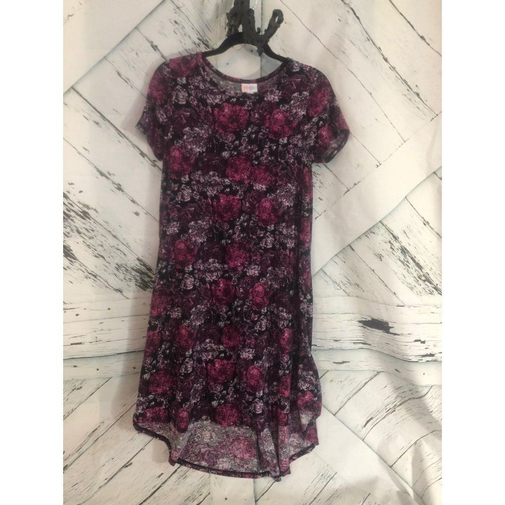 lulaRoe size xxs pink purple carly dress